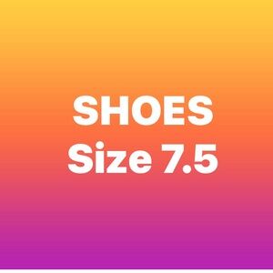 Shoes Size 7.5